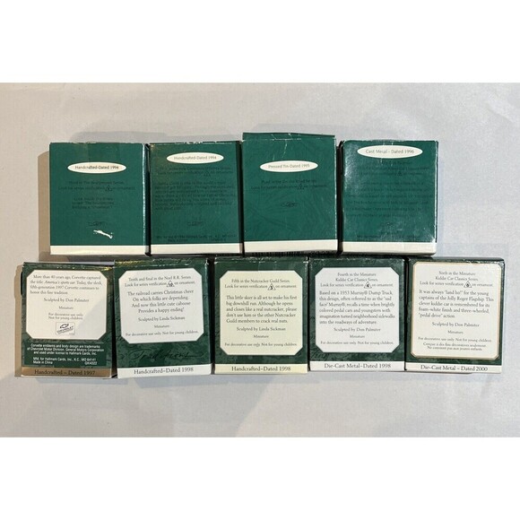 Lot of 9 Vintage Hallmark Keepsake Collectors Series Christmas Ornaments - Picture 6 of 6